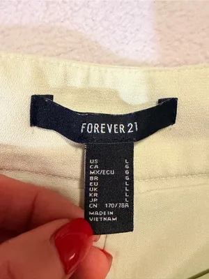 Forever 21 Pale Green Skort with Side Pleat thumbnail 3