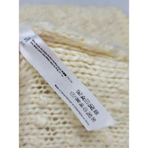 Anthropologie Akemi + Kin Loopy Knit Womens Cardigan One Size Cream Open Front thumbnail 9