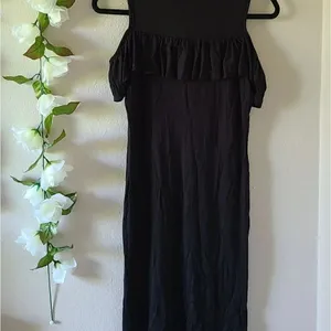 NWT enough about me size small sleeveless ruffled bodice dress thumbnail 5