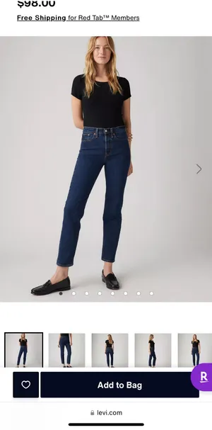 Levi’s Wedgie Straight Jeans thumbnail 4