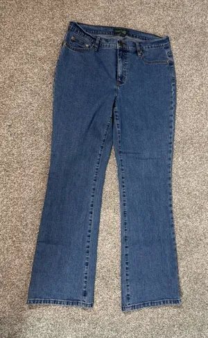 Vintage Lauren Ralph Lauren Jeans Co Womens Medium Wash Bootcut Denim Size 8 thumbnail 1