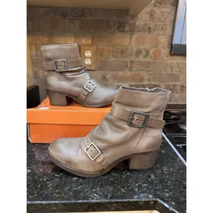 Miz Mooz ankle boots Dawsen Ash Size 42 US 10.5-11 Buckle thumbnail 2