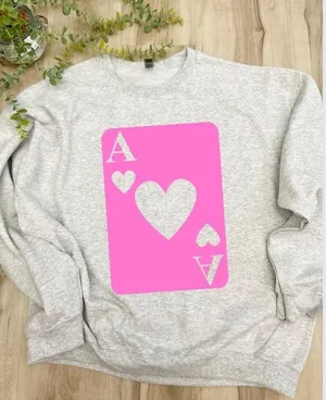 Ace of Hearts Sweatshirt thumbnail 1