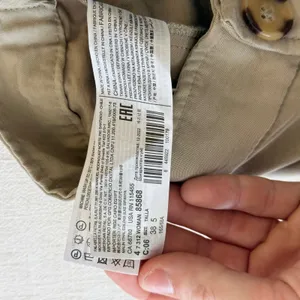MNG Mango Cargo Pants Woman 6 Beige Wide Leg Lightweight Utility Casual Trousers thumbnail 9