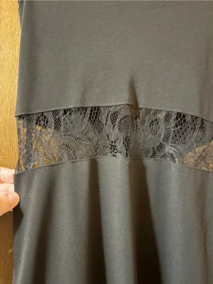 Lovers + Friends black lace panel halter maxi dress thumbnail 5