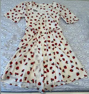 Princess Polly NWT Quanta du soleil sally dress strawberry cherry print thumbnail 4