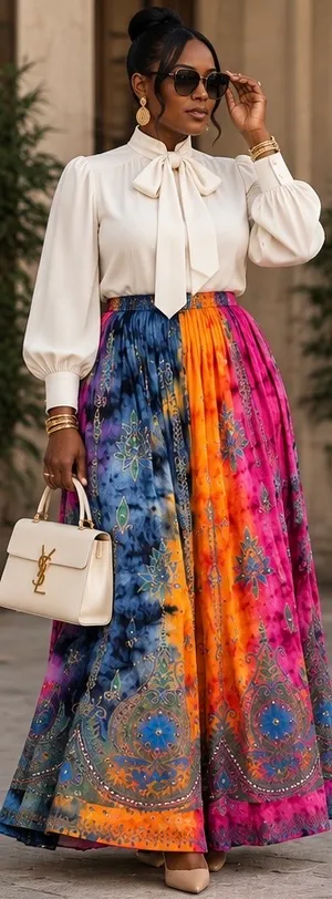 Made in India Embroidered Sequin & Beaded Skirt thumbnail 3
