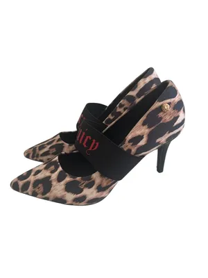 JUICY COUTURE Kitsy Animal Print Mary Jane Heels Size 8 NEW NWT thumbnail 2