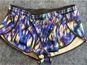 Fabletics Women's Athletic Running Shorts Blue Multi Color thumbnail 1