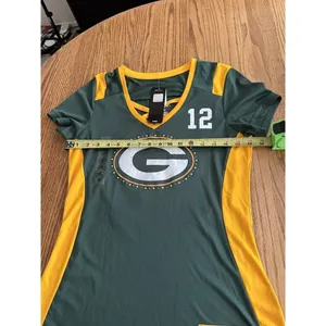 Green Bay Packers NFL Majestic Women's Short Sleeve Shirt Size Medium NWT thumbnail 9