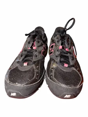 New Balance Women’s Black and Pink Athletic Sneakers thumbnail 2