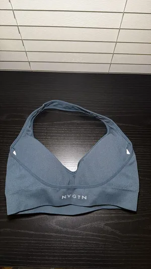 Halter NVGTN Sports Bra BLUE thumbnail 2