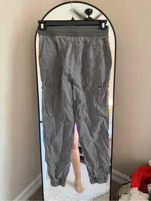 aerie Gray Cargo Jogger thumbnail 5