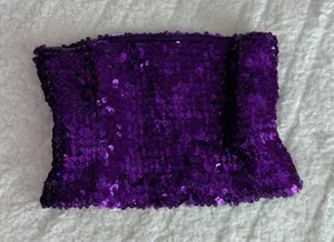 Source Unknown Unbranded Women's Purple Crop-top thumbnail 1