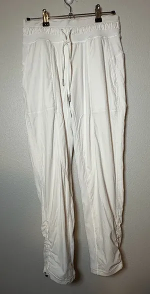 Lululemon athletica white dance studio pants? Size 2 thumbnail 1