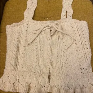 Urban Outfitters Carmella Lace-Up Sweater Tank Top. Size medium thumbnail 5