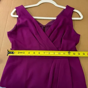 Trina Turk Faux Wrap Sleeveless V-neck Knee Length Party Cocktail Dress‎ Sz 6 thumbnail 12
