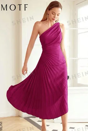 SheIn Pink  Maxi Dress thumbnail 1