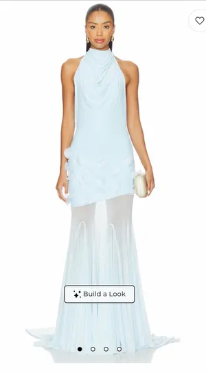 Revolve Celeste Gown in Baby Blue thumbnail 1