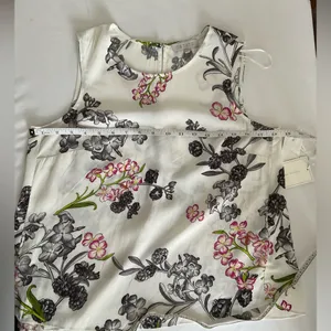 1‎ State Floral-Print Split-Back Cloud Tank Top Women's Size XS thumbnail 8