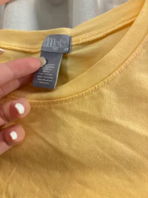 Tillys Yellow Crop Top thumbnail 2