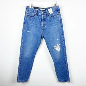 NWT Levi's Wedgie Icon Straight Leg Jeans 29 Athens Asleep Model‎ Off Duty thumbnail 3