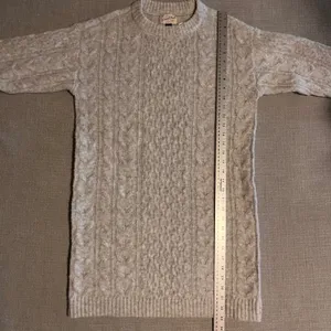 Universal Thread‎ Women Cable Knit Sweater Dress Light Gray XS thumbnail 7