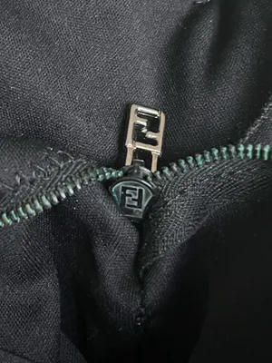 Fendi Vintage mamma baguette neoprene black shoulder bag thumbnail 15