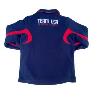 National Football League Team Apparel Vintage Team USA Olympic Games Blue Fleece Sweater thumbnail 2