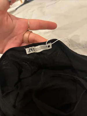 Zara black maxi dress thumbnail 2