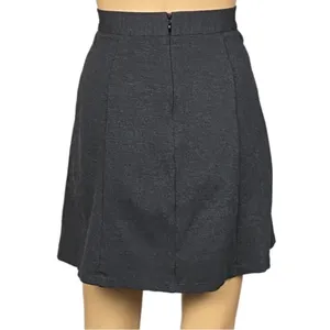 HUTCH/ANTHROPOLOGIE dark grey Ponte A-line mini skirt w/POCKETS. Size Small. EUC thumbnail 5