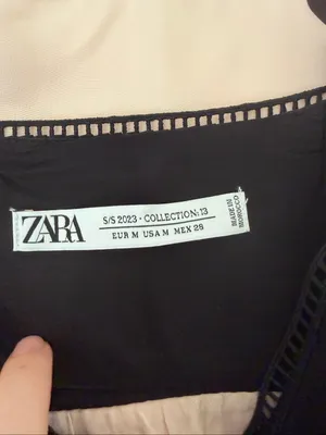 ZARA Midi contrast dress limited edition 2318/763 Size M thumbnail 7