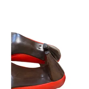 Maud Frizon Paris women’s red leather heels shoes from Italy size 6.5 SKU 3810 thumbnail 8