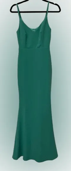 Lulu's Green Formal Maxi Dress size XS thumbnail 1