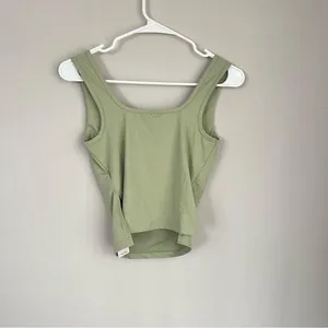NWT Trendy Queen Green Ruched Cropped Tank Top Size XS thumbnail 5