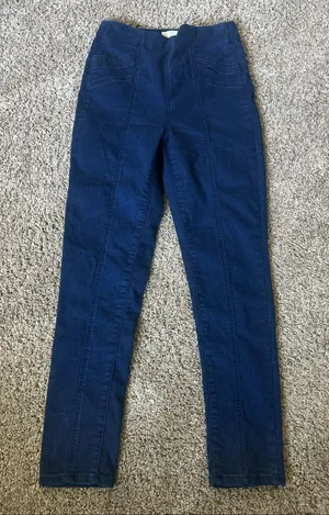 We the Free Women's Blue Skinny Jeans Pull On Style Sz 27 thumbnail 1