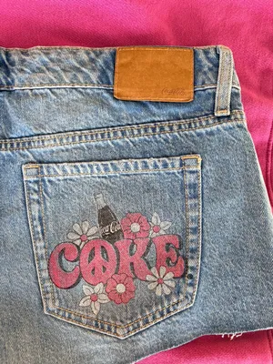 Aeropostale x Coca-Cola | Distressed Denim Graphic Shorts | Size 10 thumbnail 4