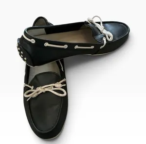 Cole Haan women’s black leather moccasins loafers driving shoes size 9.5 thumbnail 1
