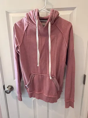U.S. Vintage Dusty Rose Hoodie Size Small thumbnail 1