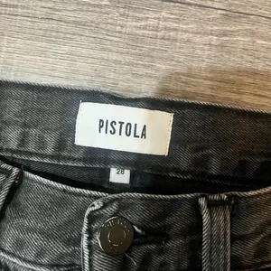 PISTOLA Alexa High Rise Slim Flare with Split jeans in Dark Sky thumbnail 6