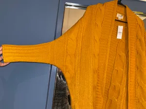 LA Hearts Yellow Knitted Cardigan thumbnail 7