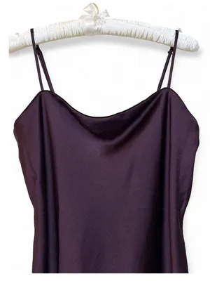 Victoria Secret Women’s Luxe Satin Tunic Cami Slip Sleepwear Top Size Large thumbnail 7