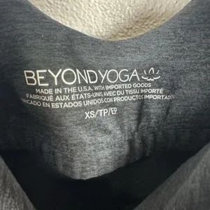 NEW Beyond Yoga Spacedye Inspire Midi Dress Womens Sz XS Charcoal Gray Shelf Bra thumbnail 7