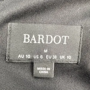 Bardot sequin slip dress black sz 6‎ thumbnail 3