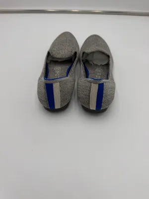 Rothy’s Women’s Size 8 Gray Knit Loafers Flats Blue Stripe Washable Shoes thumbnail 4