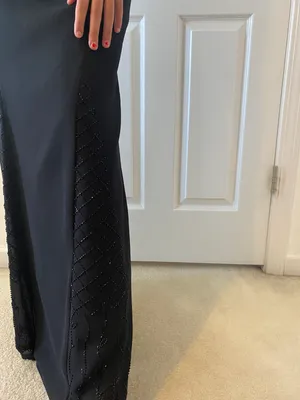 Long Black Prom / Formal Dress thumbnail 3