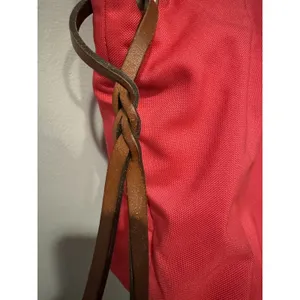 Dooney & Bourke Nylon Tobi Tote Leather Handles DB Pink Brown‎ thumbnail 3