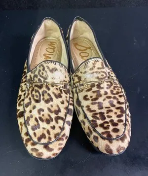 Sam Edelman Women's Leopard Cow hair Shoes Size 8 SKU 2214 thumbnail 1
