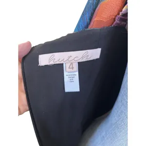 Anthropologie Hutch Twist Front Puff Sleeve Ruffle Hem Dress 4 Wedding Guest thumbnail 9