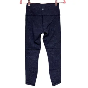 Lululemon Wunder Train High Rise‎ 25” Crunch Black Women’s Size 6 thumbnail 2